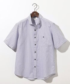 JOSEPH ABBOUD 【キングサイズ・サスティナブル】ジオメットリックパターン シャツ