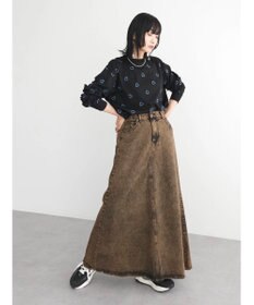 Green Parks ・Ｄｏｕｂｌｅ　Ｆｌａｇｓ　ハート刺繍ロンＴ