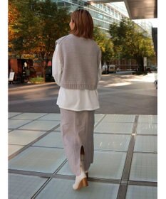 Green Parks ケーブルニットベスト