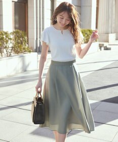 ANY SIS 【美人百花6月号掲載】スムージーポリエステル スカート