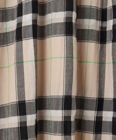 自由区 【カタログ掲載・洗える】シアーブライトチェック ワンピース