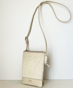 Hekhèr Le Style de Vie 【日本製】ハラコ×シュリンクレザー スマートフォンポシェット