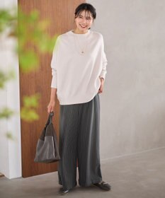 ANY 【6色展開】ムースタッチボクシーニット