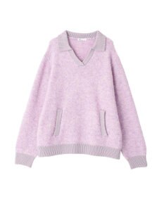 CRAFT STANDARD BOUTIQUE 配色Vネックニットプルオーバー