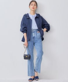 組曲 L サッカーストレッチ 襟付きブラウス