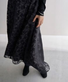 UNFILO L フラワーオパールスカート