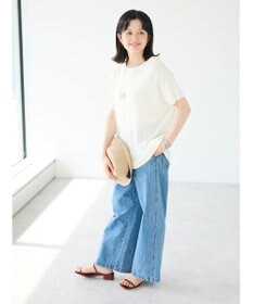 CRAFT STANDARD BOUTIQUE UVカット/接触冷感/洗える/ 半袖ニットプルオーバー