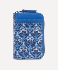 LIBERTY. アイフィス ブルー ジップド バーチカル ウォレット