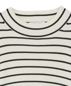 Green Parks 袖口金釦リブニットプルオーバー