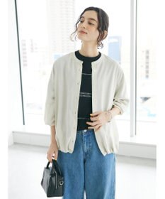 CRAFT STANDARD BOUTIQUE レーヨントロミ羽織りシャツ