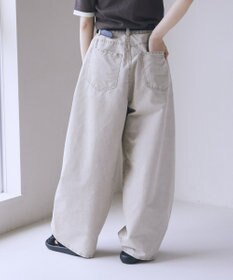 earth music&ecology タックバルーンデニム
