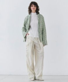 BEIGE， ERICA / シルクシースルークルーネックブラウス