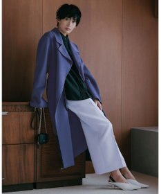 ICB 【洗える】トリプルクロスツイル ワイドパンツ