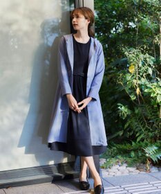 Tiaclasse 【洗える】  リボンギャザーフレアワンピース