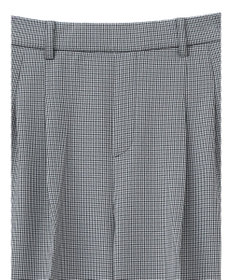 Green Parks きれいシルエットパンツ（テーパード／柄）