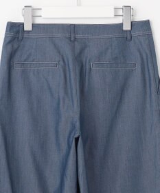 J.PRESS LADIES 【洗える】ツイルライトストレッチ セミワイド パンツ