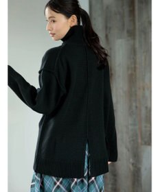 Green Parks ・Ｐｅｔｉｔ　Ｆｌｅｕｒ　タートルバックスリットニット