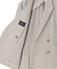 Paul Smith ストライプ シアサッカー ダブルブレスト ジャケット