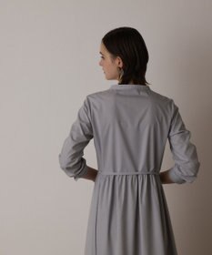 GRACE CONTINENTAL ストライプ刺繍ワンピース