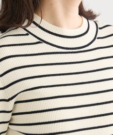 Green Parks 袖口金釦リブニットプルオーバー