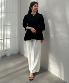 UNFILO 【11サイズ展開】 BEAUTY MOVE タックワイドパンツ