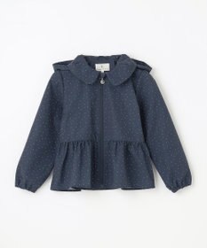 組曲 KIDS 【110-140㎝】ランダムドット ブルゾン