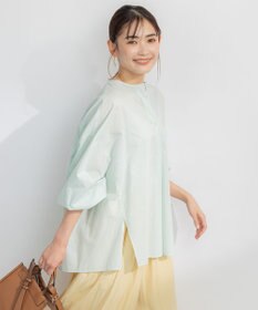 組曲 【洗える】ナチュラルローンスキッパー ブラウス