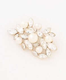 J.PRESS LADIES ビジューパール ブローチ