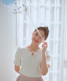 Feroux リボンアクセント Ｔシャツ