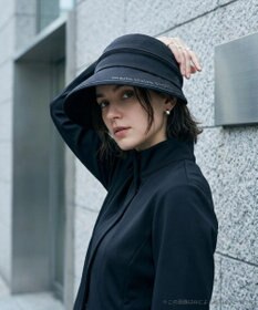 FILA GOLF／marie claire 【marie claire SPORT】 サンバイザーにも変わる タレ付き6WAYキャップ