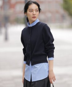 組曲 S 【加藤ローサさん着用 / 前後着用可】コットンタッチシャーティング刺繍入り ブラウス