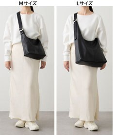 russet レザーホーボーバッグ M(CE-1658)