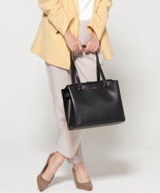 LA BAGAGERIE コンビカラーA4トートバッグ