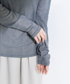 Green Parks シアーリブタートルプルオーバー