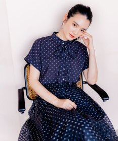 組曲 S 【セットアップ対応可】モノグラムプリントフレアスカート