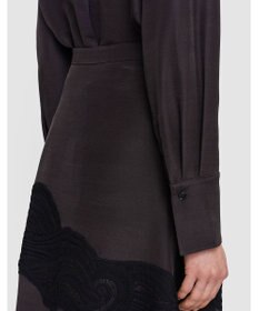 JOSEPH イブニングシルク　Aラインスカート