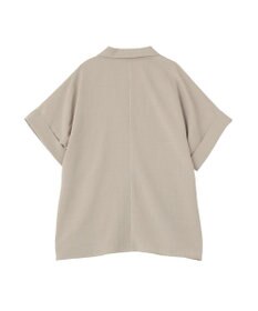 AMERICAN HOLIC 【先行予約】【イージーケア】リネンライク半袖ジャケット