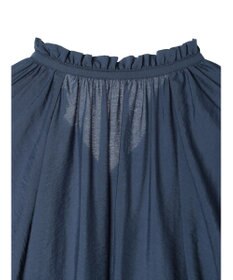 AMERICAN HOLIC 接触冷感　フリル衿５分袖ブラウス