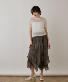 GRACE CONTINENTAL ブライトシアーニットトップ