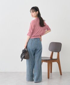 earth music&ecology 【接触冷感】シアードルマンカーディガン