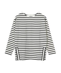 earth music&ecology ボーダーカットソーチュニック