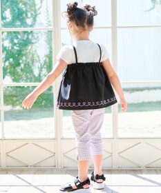 ANY KIDS ひんやりクール ギンガムパンツ