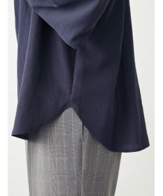 Green Parks スタンドフリルボウタイブラウス