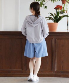 Feroux 【UVカット・接触冷感】パフスリーブニット パーカー