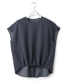 ICB FluidBackSatin フレンチスリーブブラウス