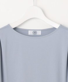 J.PRESS LADIES 【洗える・抗菌防臭・接触冷感・吸水速乾】ドライポンチ ボートネック カットソー