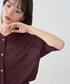 earth music&ecology 【接触冷感】シアードルマンカーディガン