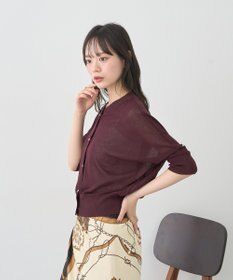 earth music&ecology 【接触冷感】シアードルマンカーディガン