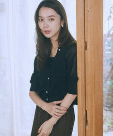 earth music&ecology 【接触冷感】シアードルマンカーディガン