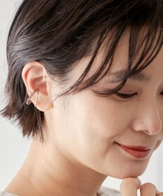 J.PRESS LADIES 【WEB限定】2way 天然石 イヤカフ リング